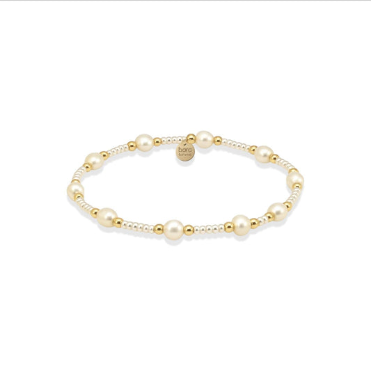 Damenarmband Claire mit Perlen
