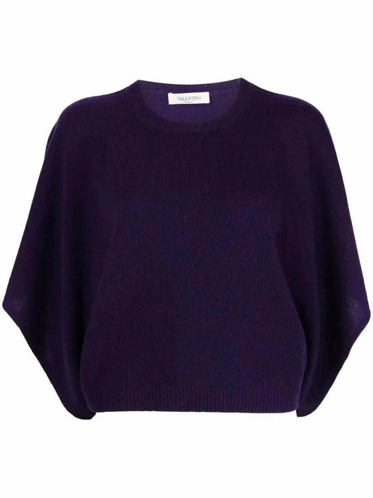 Women’s Batwing-sleeve Knitted Top