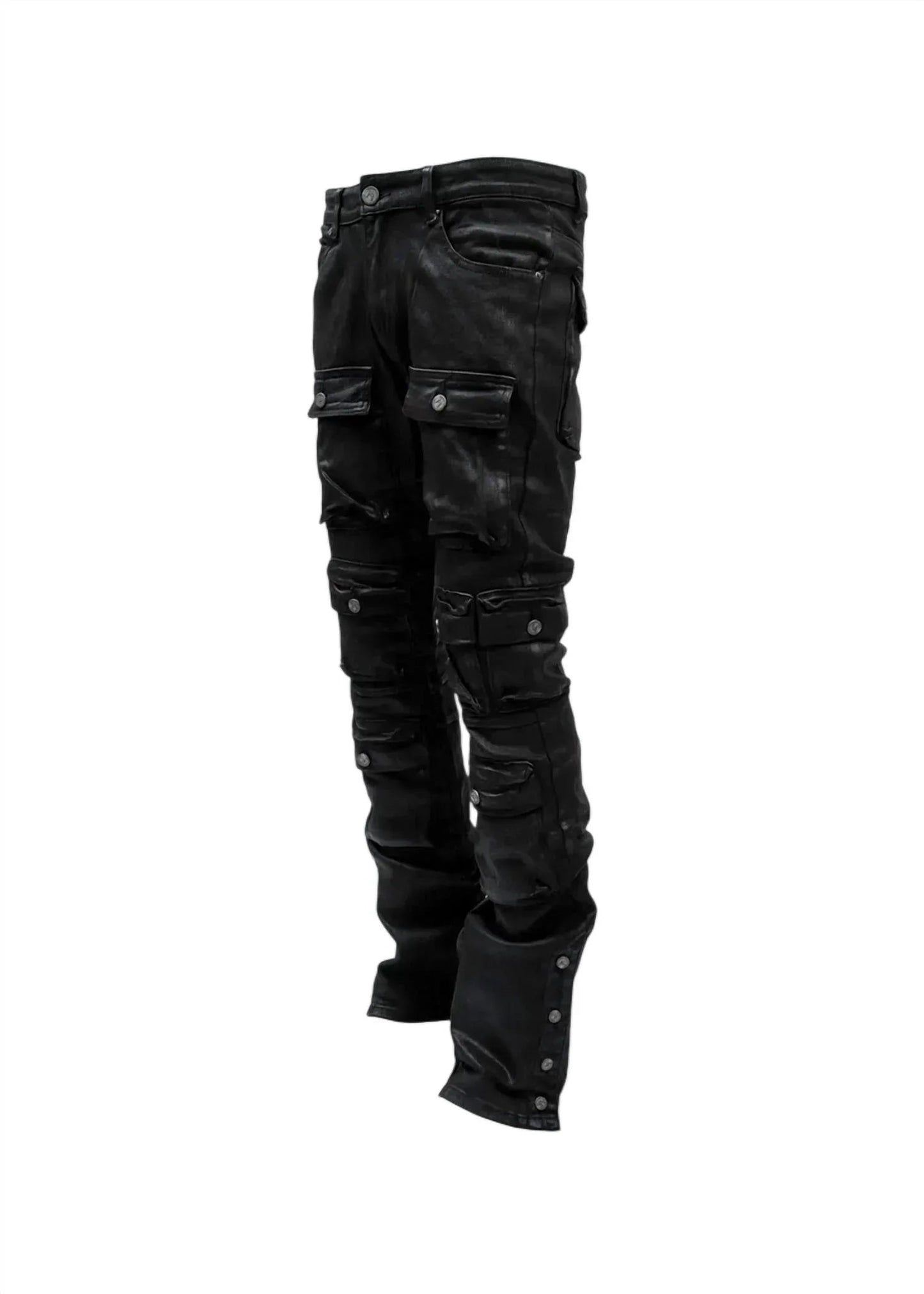 Beschichtete Cargo-Jeans für Herren