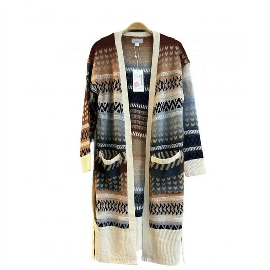 Damen offene Strickjacke Cali Mountain