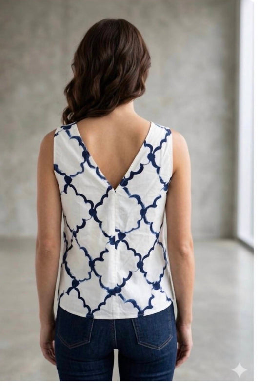 Leichtes V-Ausschnitt Tanktop
