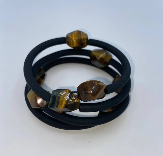 Women's Tiger Eye Memory Bracelet