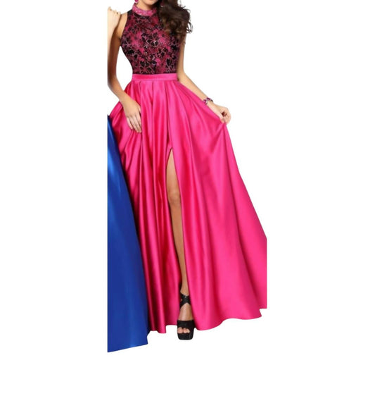 Beautifully Beaded Sleeveless A-line Ballgown