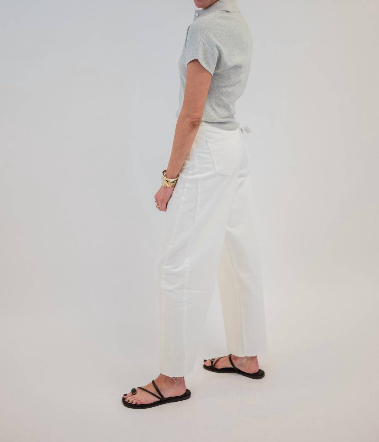 Heather Short Sleeve Sweater Top