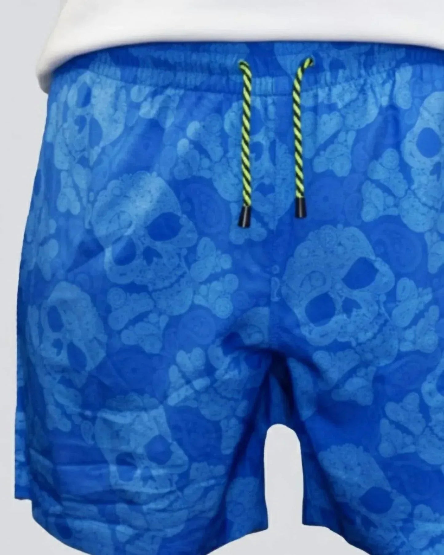 Men's Paisley Skull Swim Trunks