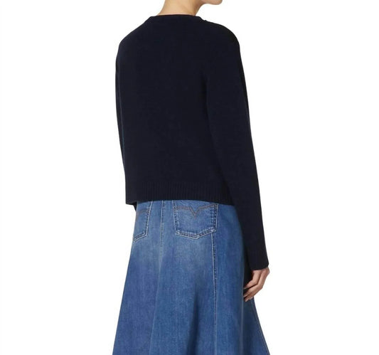 Cashmere Wool And Heavy Lace Sweater