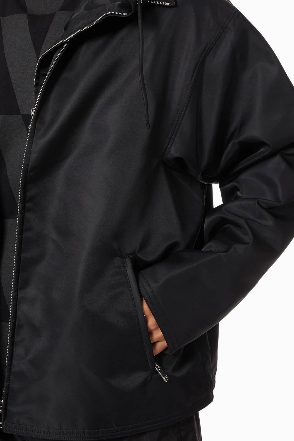 Nylon Pea Coat