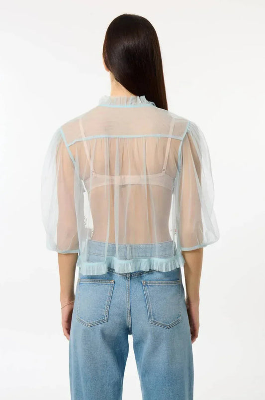 Bloom Tulle Blouse
