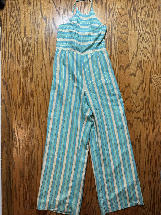 Women's Striped Jumpsuit
