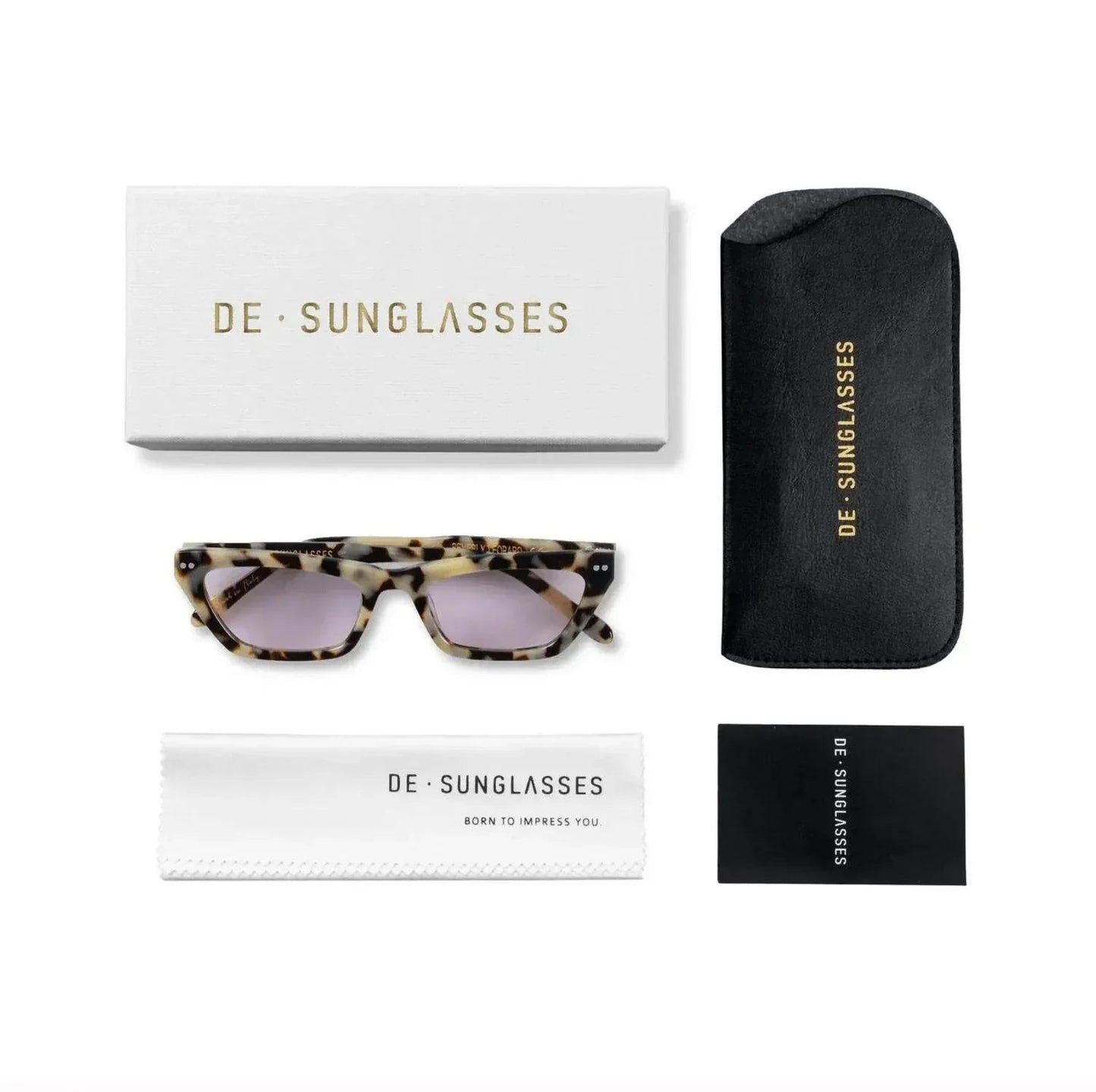 Damen-Sonnenbrille Beverly Leopard