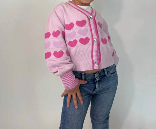 Mädchen-Cardigan „Celine Heart“