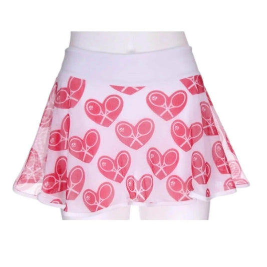 Women's Limited Mid Hearts Love Skirt
