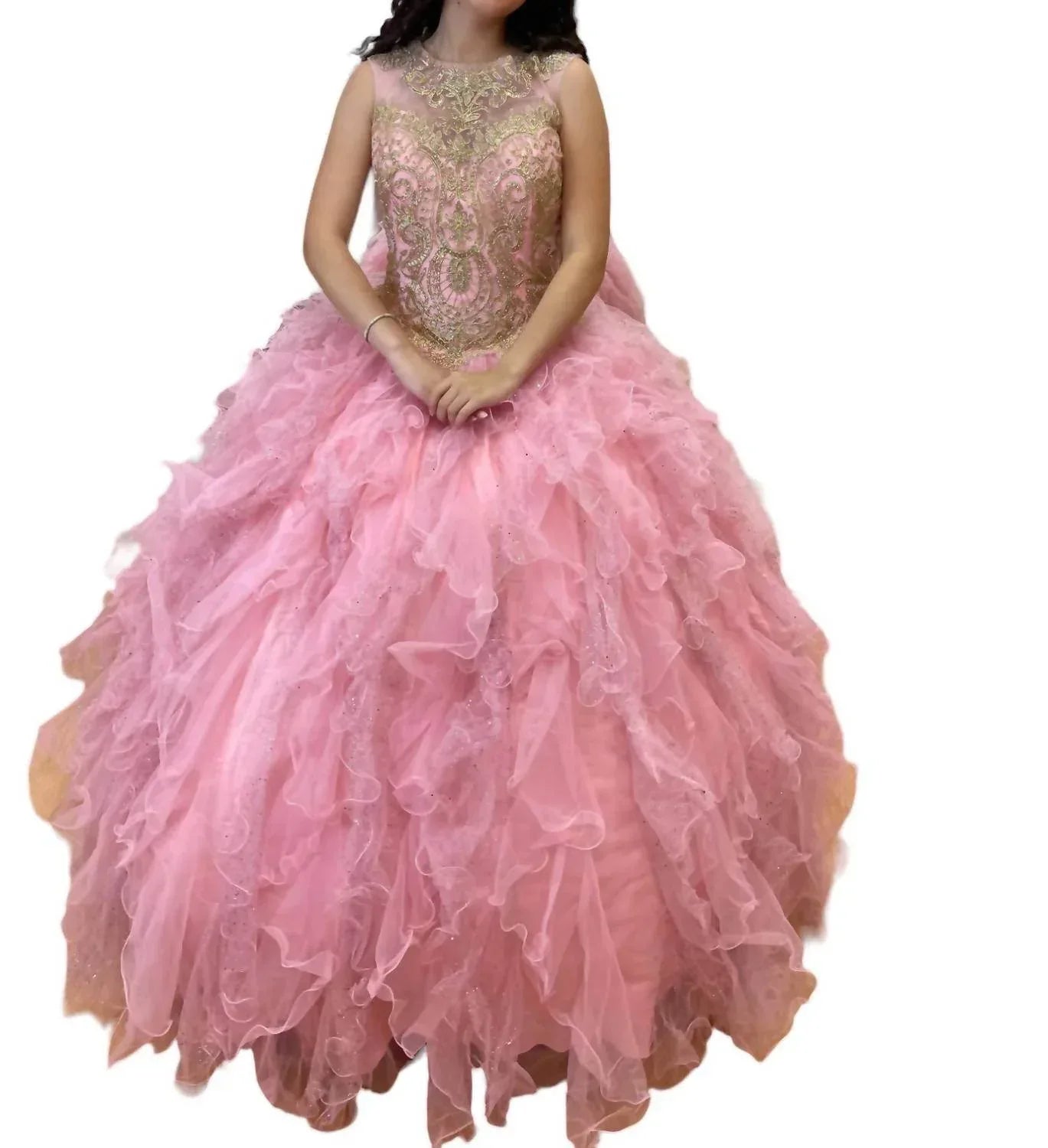 Sleeveless Quinceañera Dress
