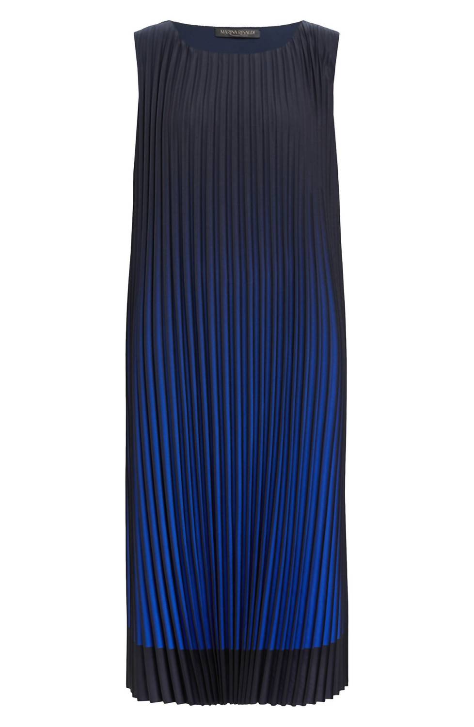 Danzare Plissiertes Crêpe Maxi-Trägerkleid