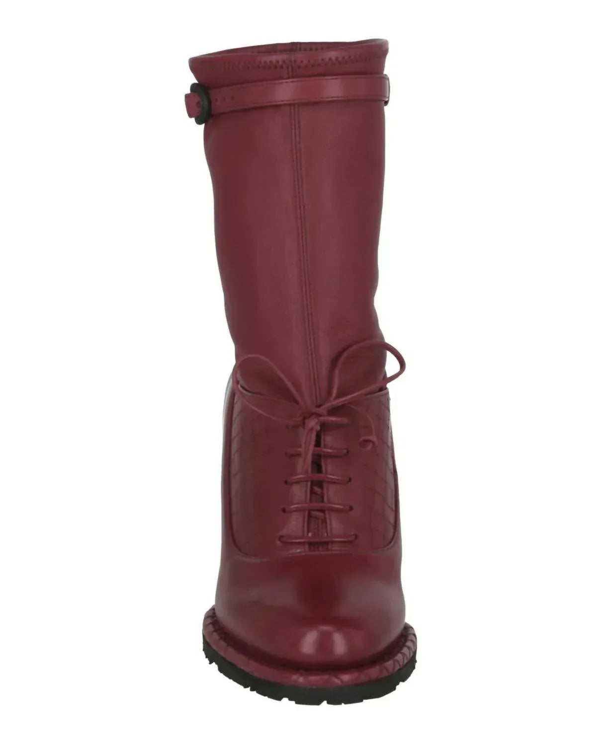 Women's Leather Wedge Boots