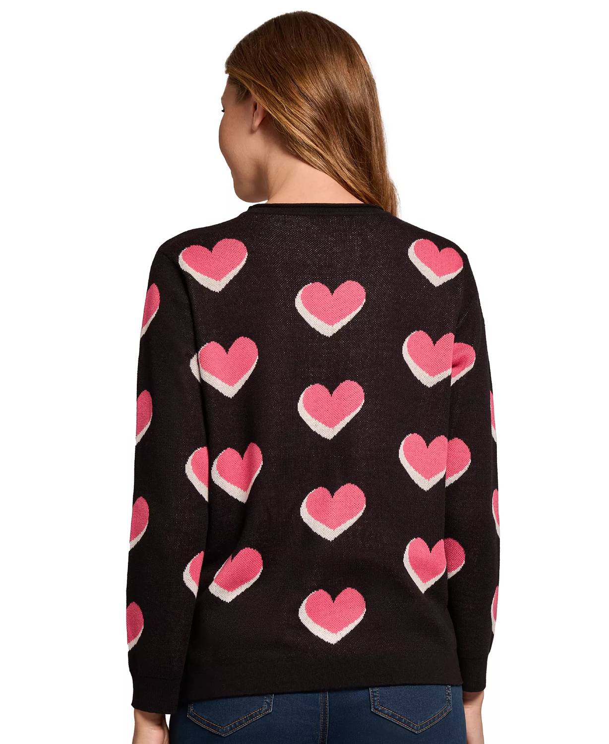 Scatter Heart Crewneck Jones Pullover