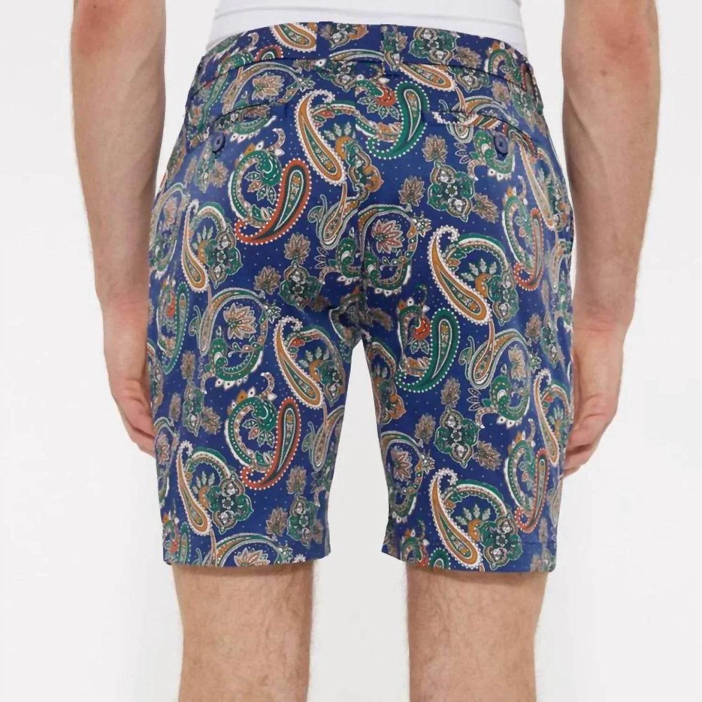 Herren Shorts mit Paisley-Webdruck