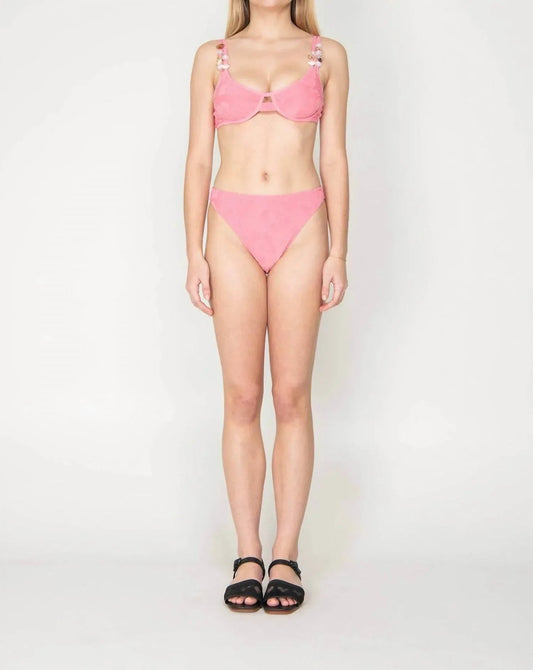 Women's Terry Hibiscus Bikini Set