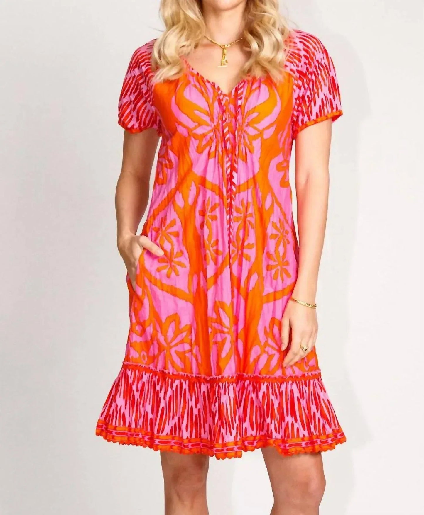 Lula Life Sorrento gerafftes Kleid