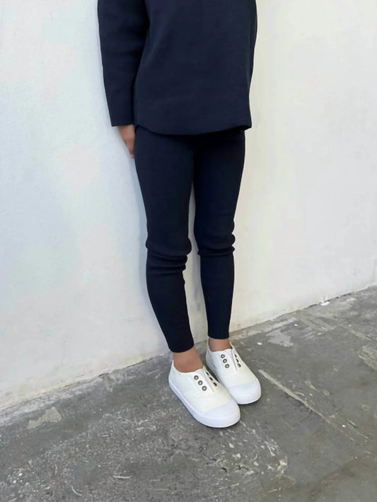 Gerippte Leggings für Kinder