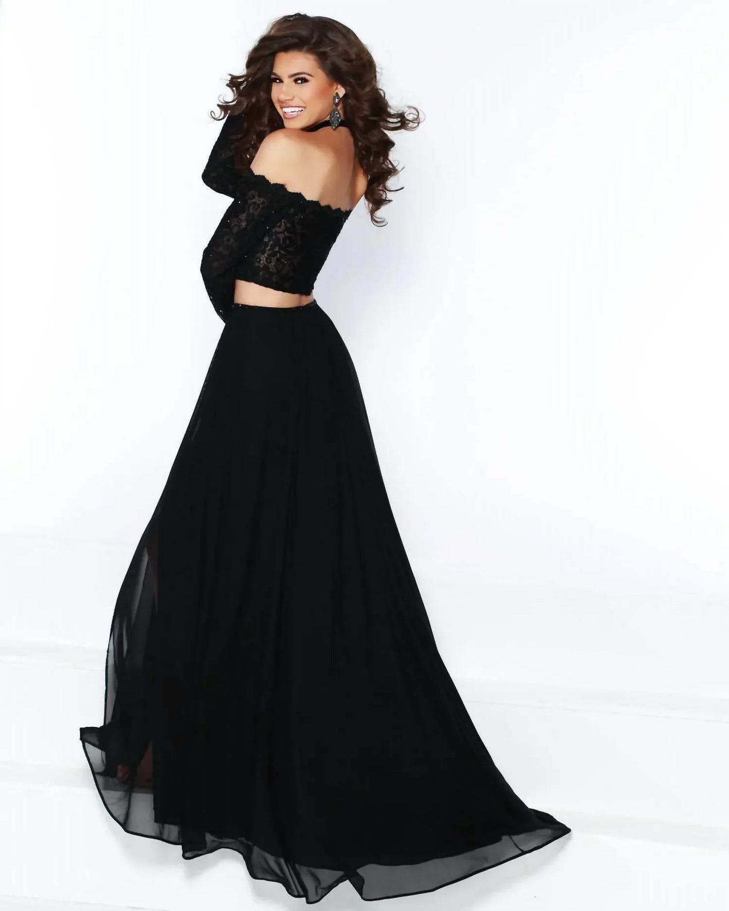 Longsleeve Prom Dress