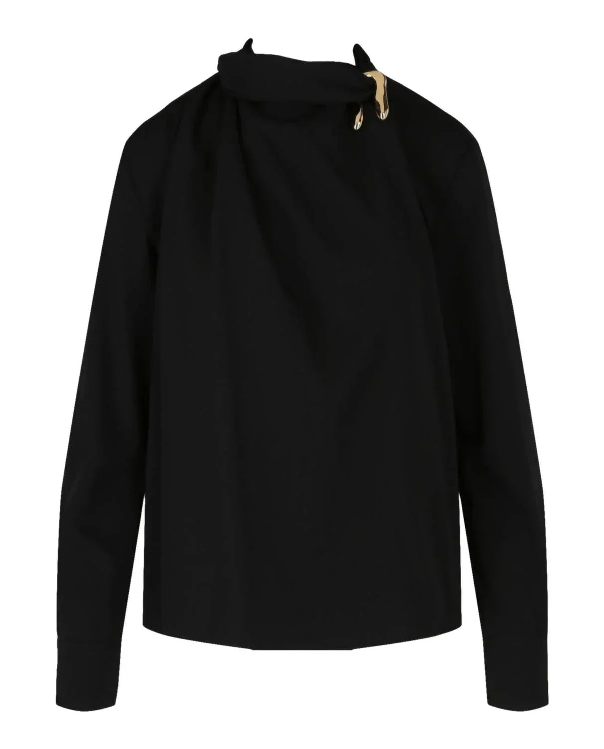 Damen-Drapierbluse