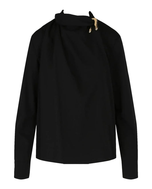 Women's Draped Blouse