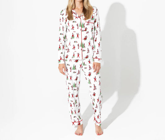 Women's The Elf On The Shelf Bamboo Pajama Set