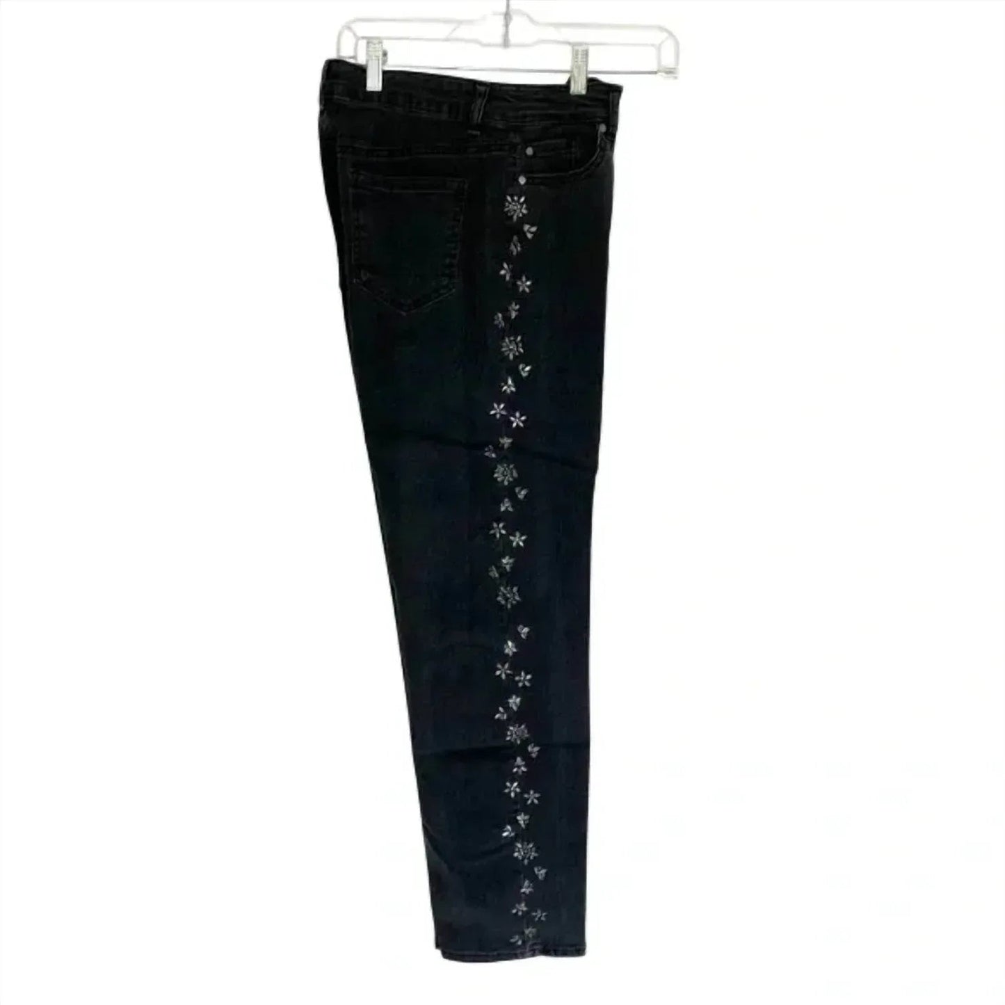 Women's Crystal Detail High Rise Jeans