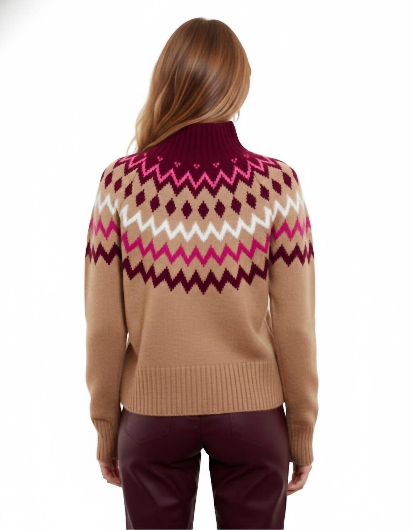 Sara Fairisle Rollkragenpullover