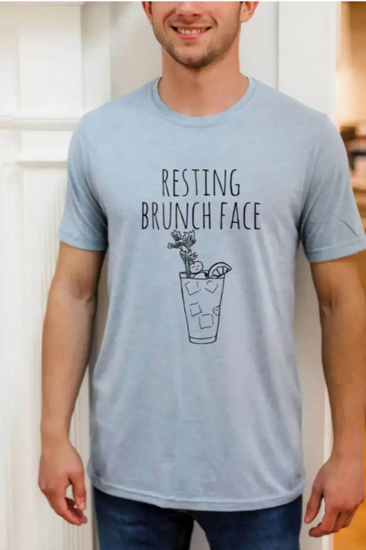 Unisex Ruhe-Brunch-Gesicht Lustiges T-Shirt