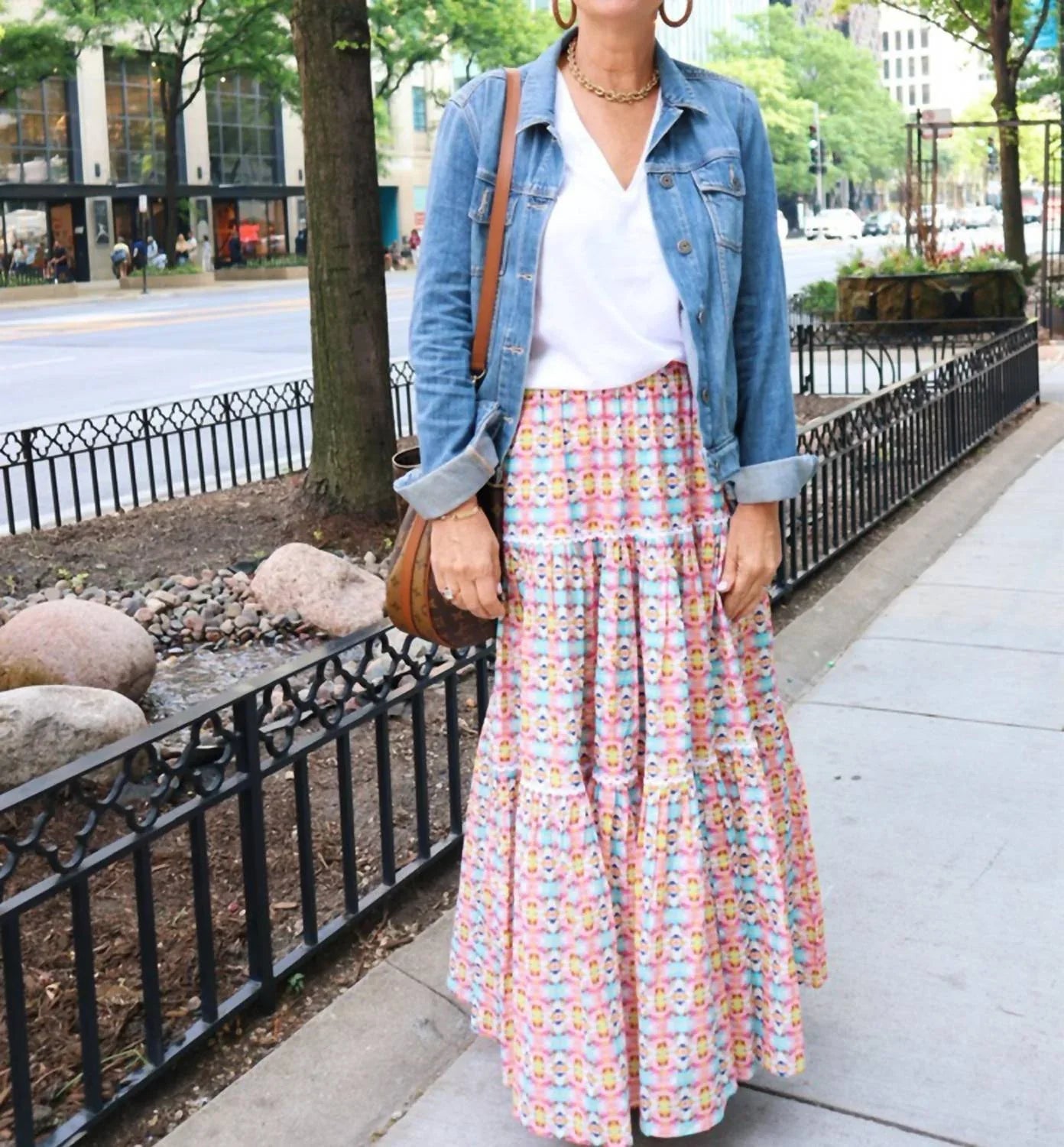 Triple Tiered Maxi Skirt