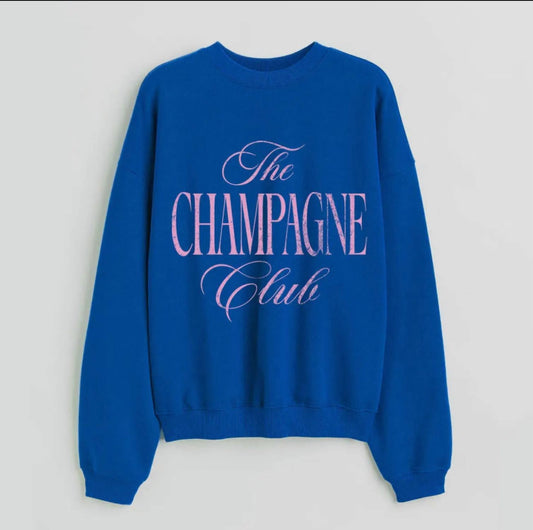 Damen Champagne Club Rundhals-Sweatshirt