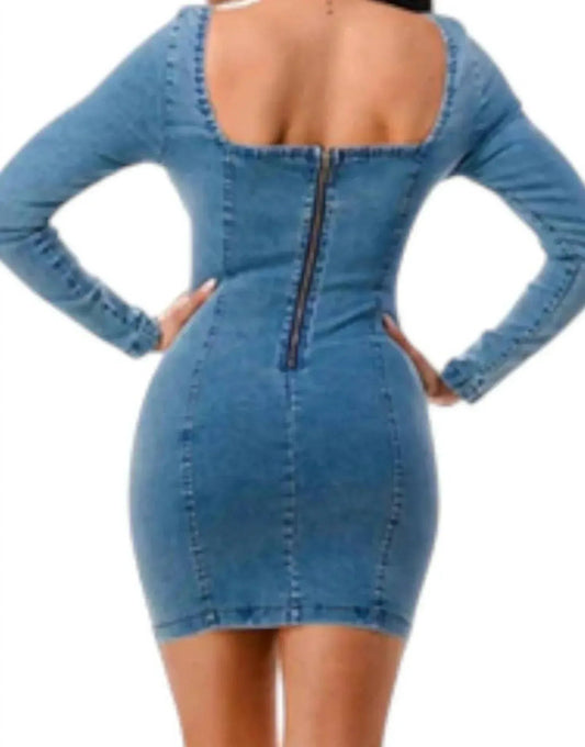 Denim Mini Dress