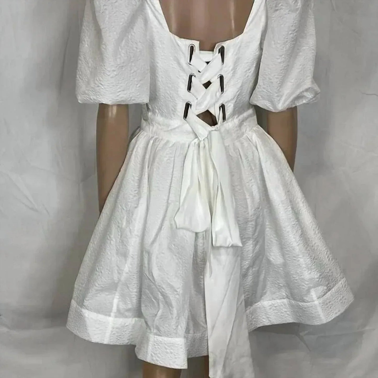 Women's Back Lace Mini Dress