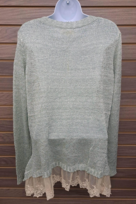 Women's Lace Bottom Sweater
