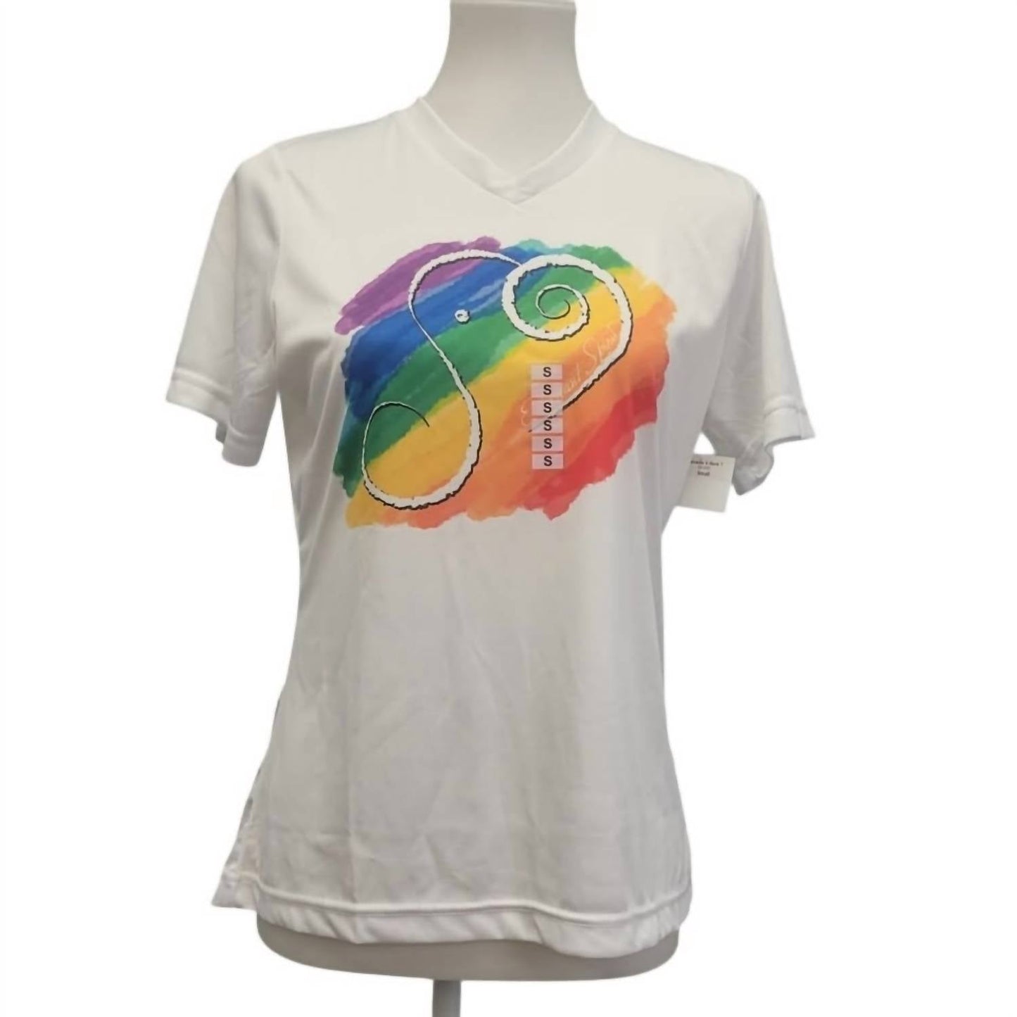 Regenbogen Pride Elefant Geist Performance Rundhals-T-Shirt