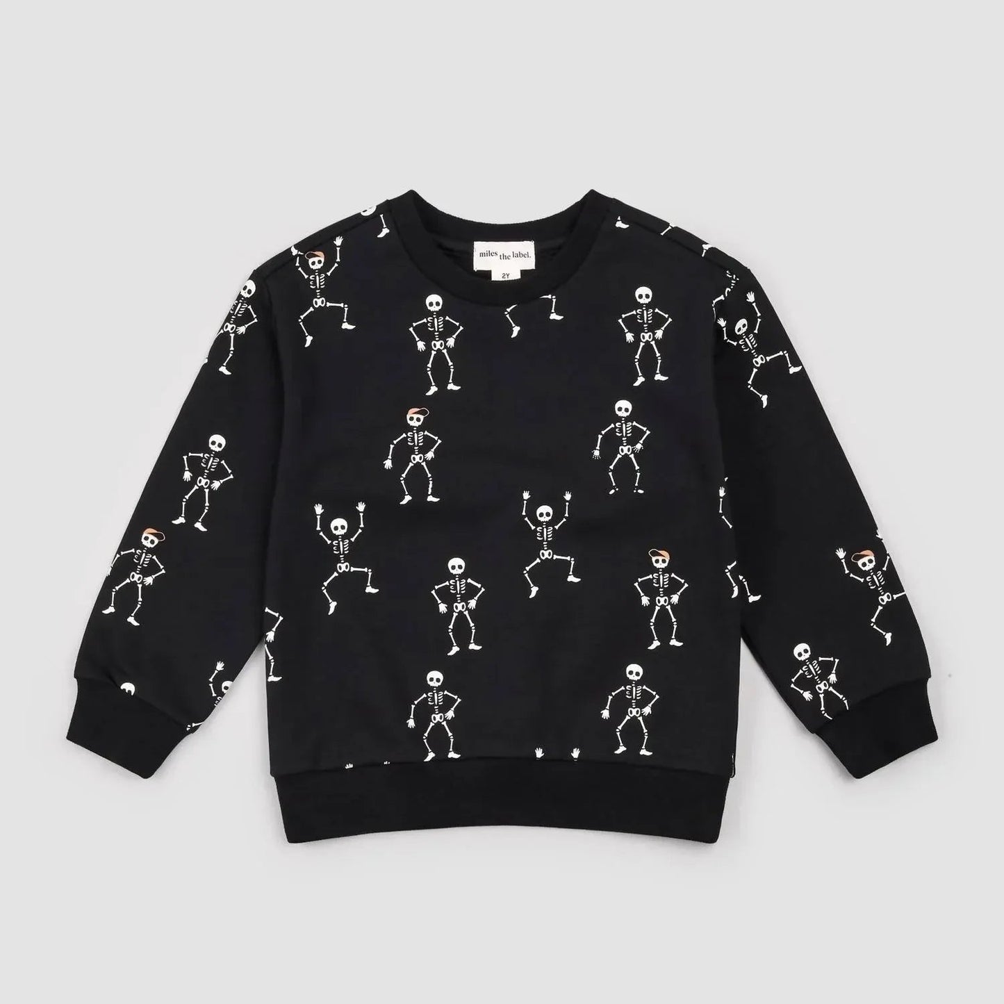 Jungen-Sweatshirt mit im Dunkeln leuchtenden Skeletten