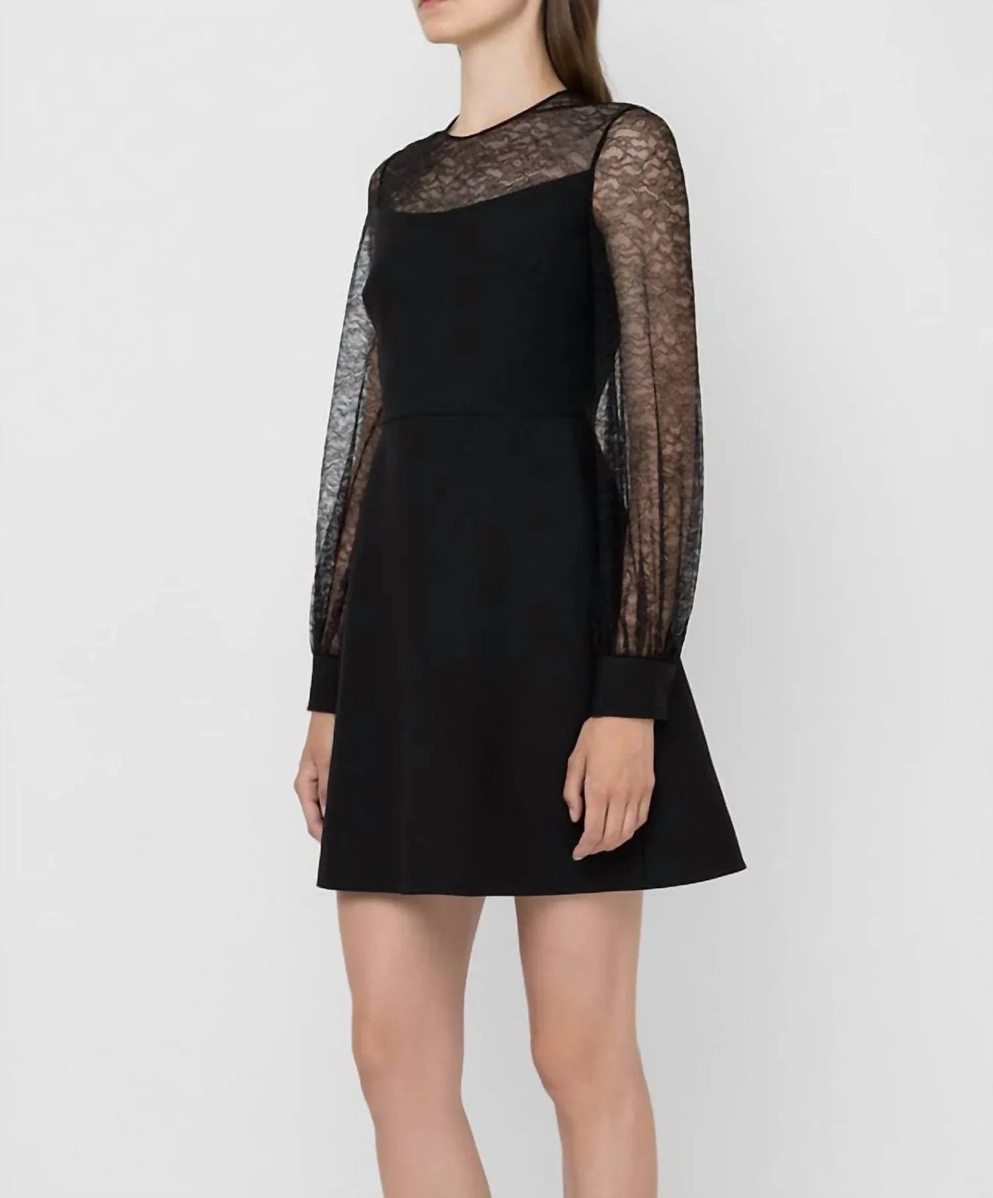 Kleid mit Spitzeinsatz