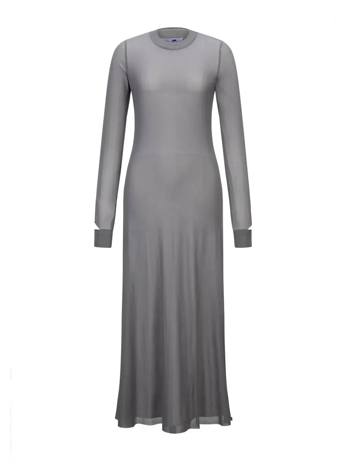 Damen Maxikleid aus geschichtetem Mesh