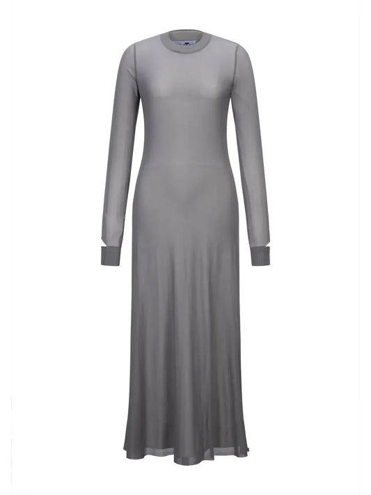Women's Layered Mesh Maxi Dress