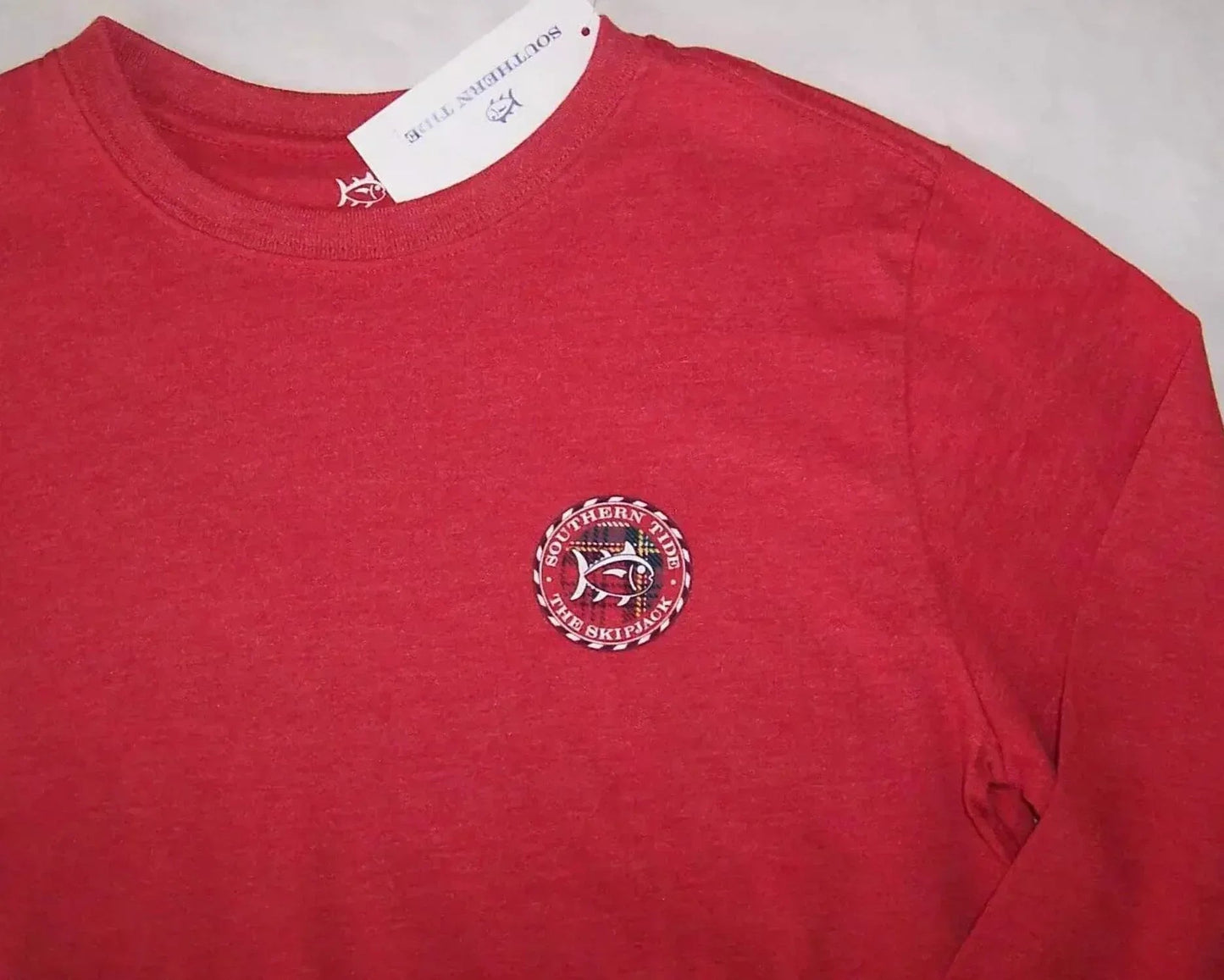 Long Sleeve Plaid Skipjack Tee