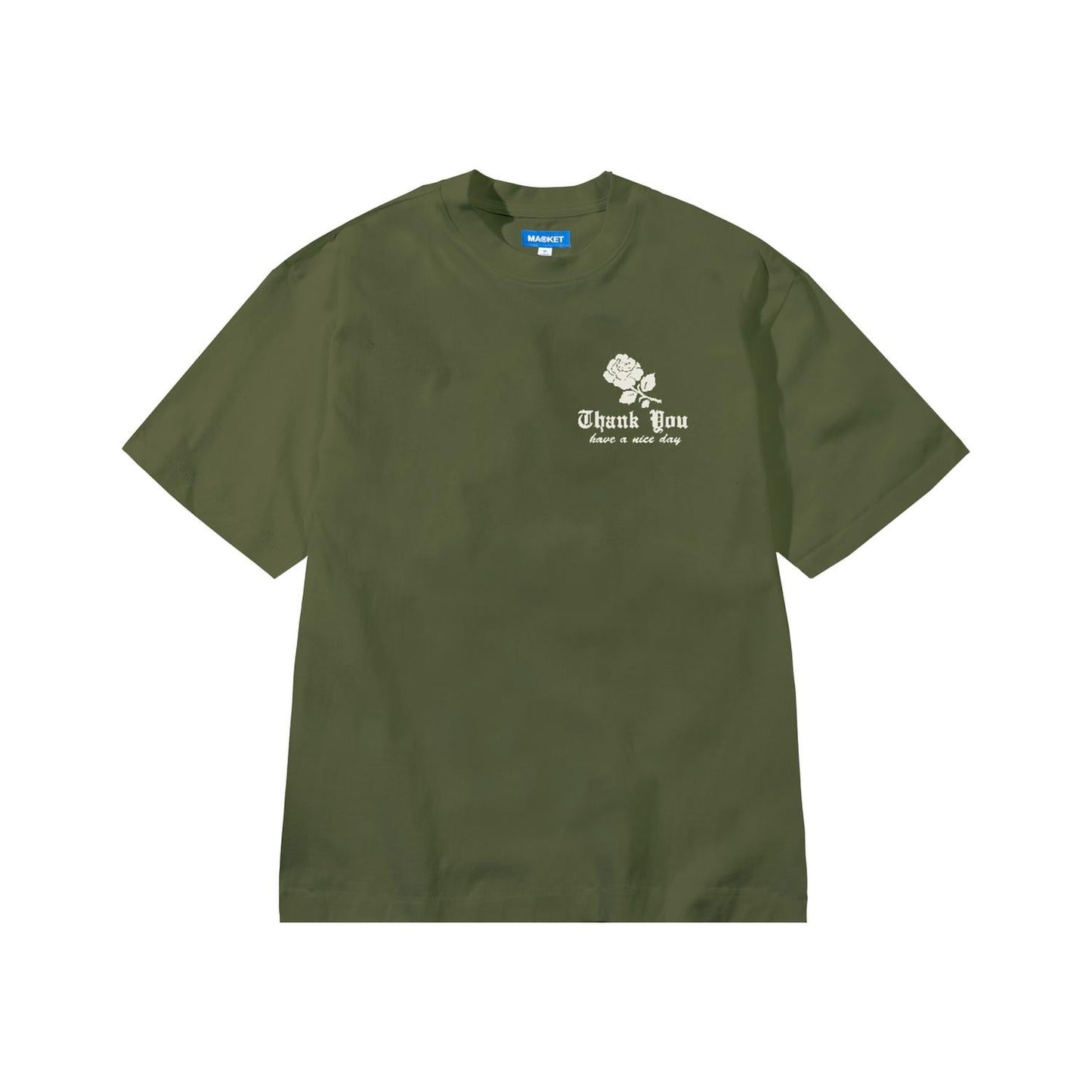 Herren Thank You Needlepoint T-Shirt