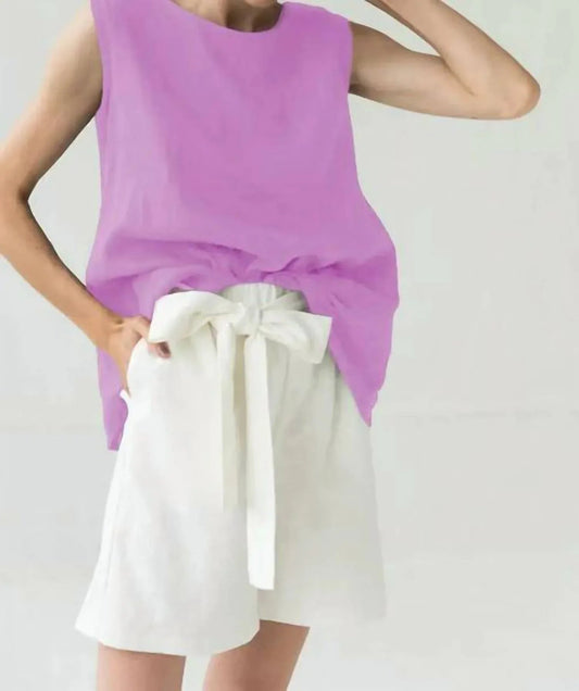 Women's Linen Tank Top