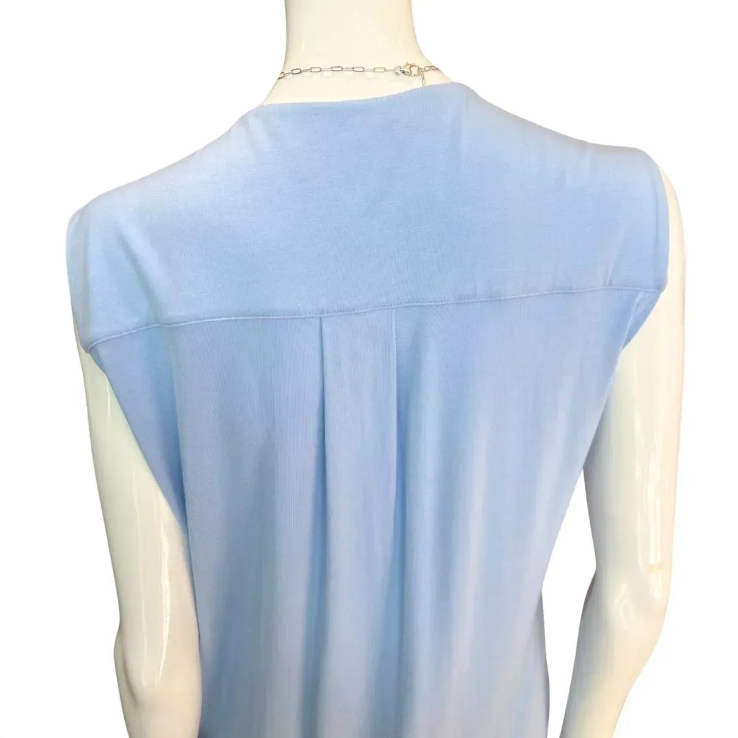 Women's Sleeveless V Neck Surplice Top