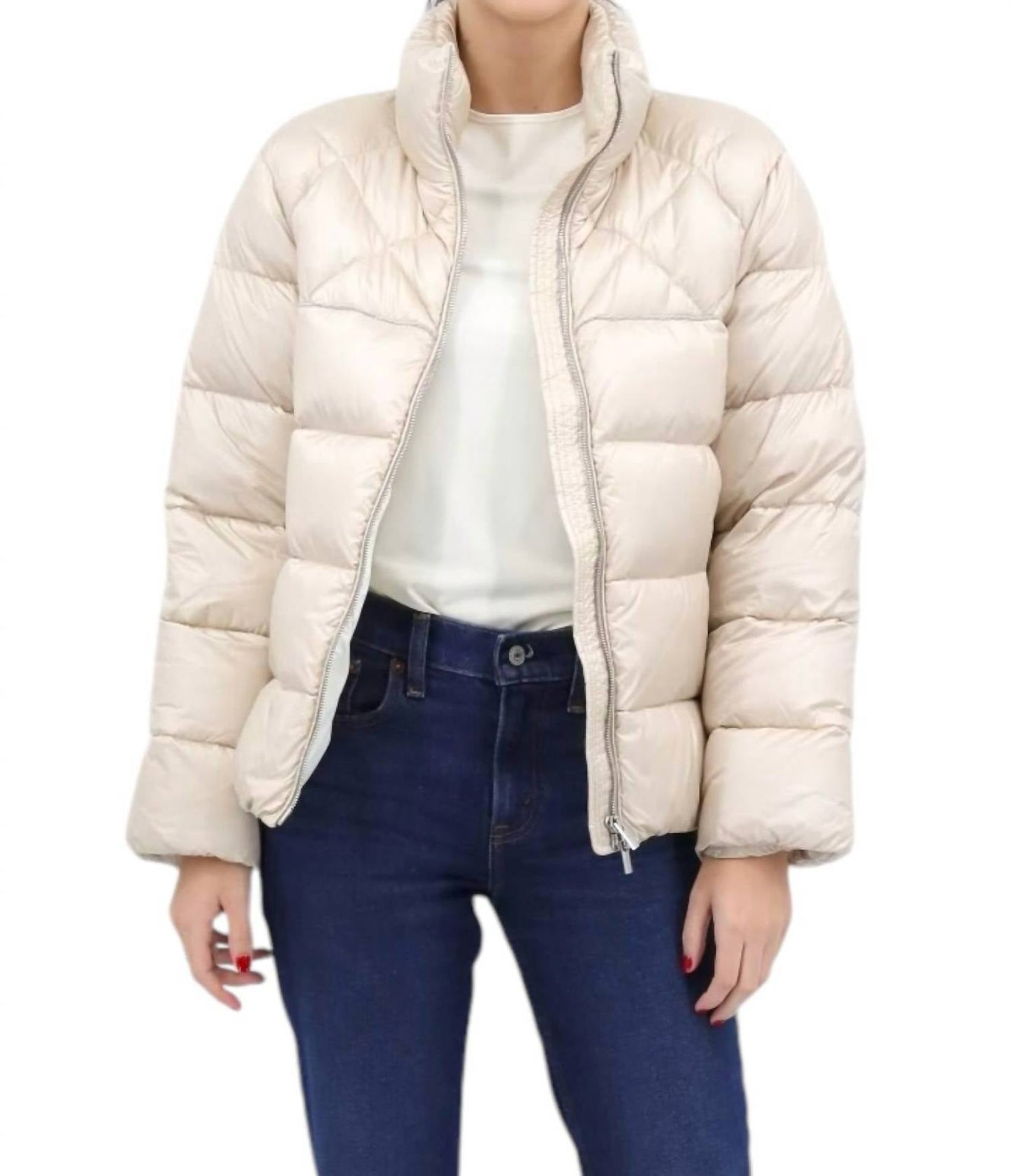 Gesteppte Nylonjacke