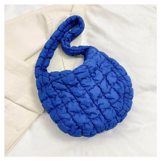 Women's Puffer Purse Tote Handbag