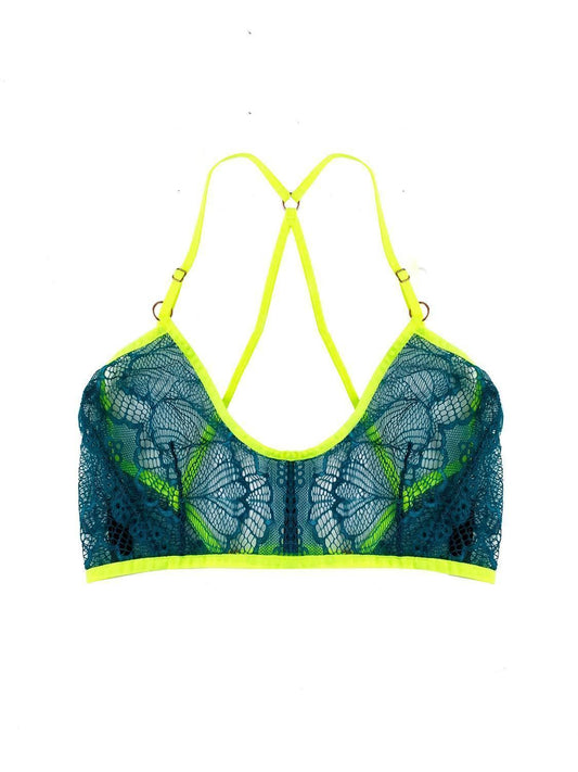 Women's Samantha Neon Lace Bralette