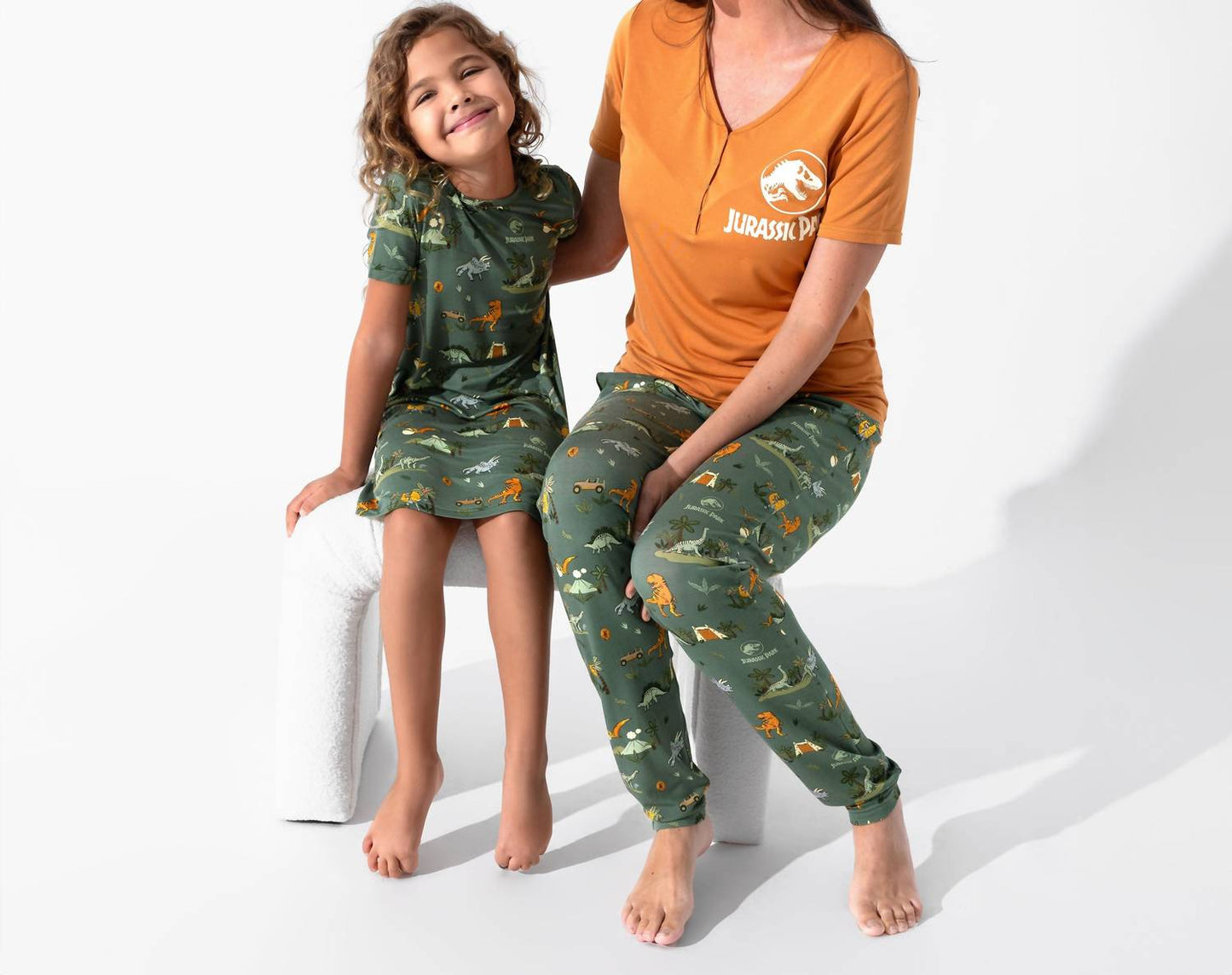 Damen Jurassic Park Safari Bambus Pyjama Set
