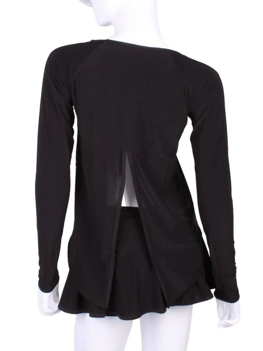 Women's Tie Back Long Sleeve Tee